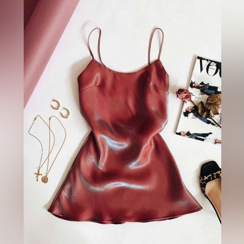 Verge Girl VRG GRL A 90's Muse Bias Cut Dress NWT